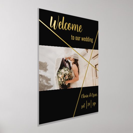 王室の結婚実在歓迎箔 箔ポスター (レイダウン)