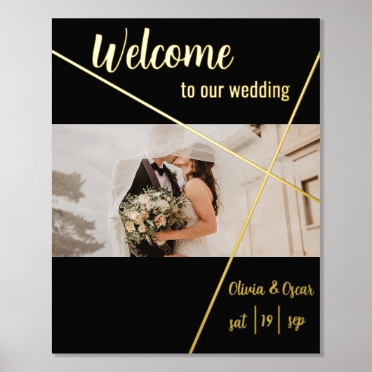 王室の結婚実在歓迎箔 箔ポスター (正面)