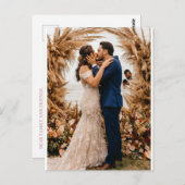 王室の結婚式招待状 ポストカード (正面/裏面)