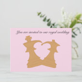 王室の結婚式招待状 招待状 (スタンド正面)