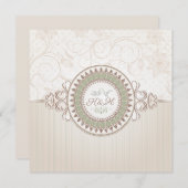 王室の結婚式招待状 招待状 (正面/裏面)