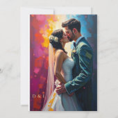 王室の結婚式招待状 招待状 (裏面)