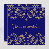 王室の結婚式招待状 招待状 (正面/裏面)