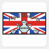 王室の結婚 スクエアシール (正面)