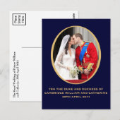 王室の結婚 ポストカード (正面/裏面)