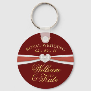王室の結婚- William & Kate Keepsake Gives キーホルダー