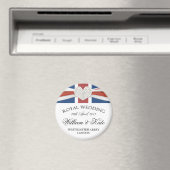 王室の結婚s - William & Kate Keepsake Magnet マグネット (インサイチュ (食洗機))