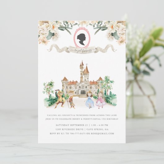 王室の罪 |ツインズフェアリー誕生日 招待状 (スタンド正面)