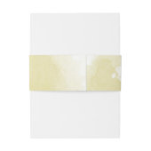 王室の花葉金ゴールド結婚s 招待状ベリーバンド (裏面例)