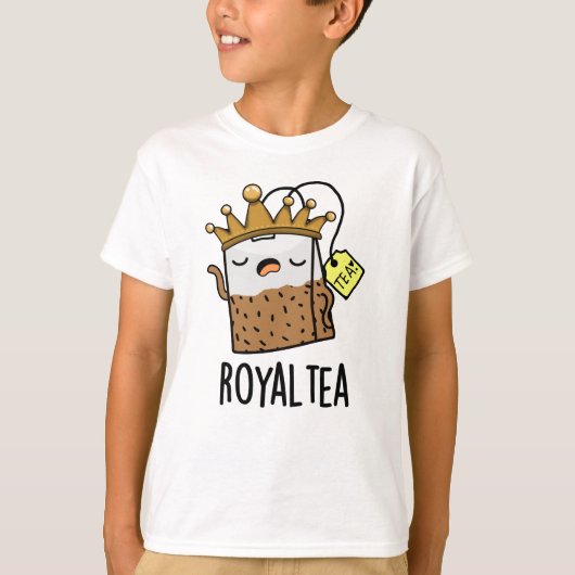 王室の茶プおもしろいン Tシャツ (正面)