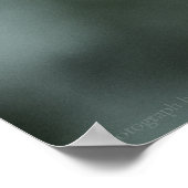 王室の赤面プリント ポスター (角)