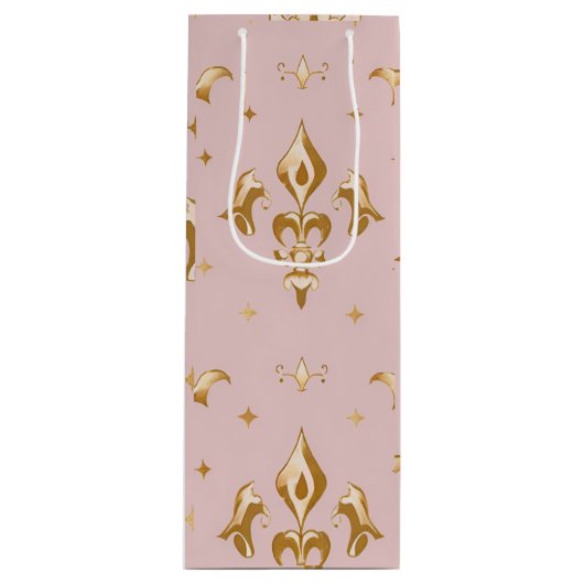 王室の赤面ワイン抱き枕 ワインギフトバッグ (正面)