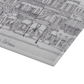 王室の通り|ニューオリンズ、ルイジアナ州 カッティングボード (角)