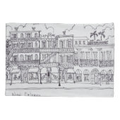 王室の通り|ニューオリンズ、ルイジアナ州 枕カバー (裏面-左)