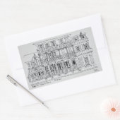 王室の通り、フランスの四半期 |ニューオーリンズ 長方形シール (封筒)