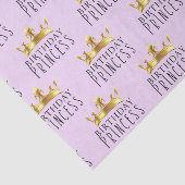 王室の金ゴールドクラウン誕生日プリンセスパーティー 薄葉紙 (詳細)