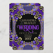 王室の金ゴールドパープル結婚レース