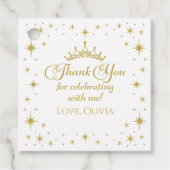 王室の金ゴールドプリンセス誕生日 フェイバータグ (正面)