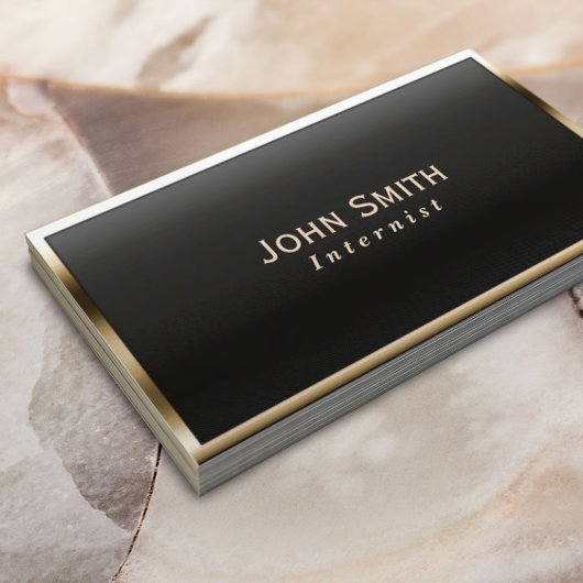 王室の金ゴールド枠インターンスト医療 名刺