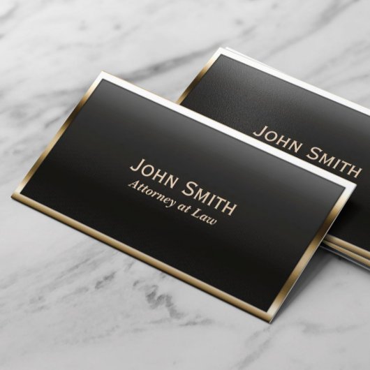 王室の金ゴールド縁ど弁護士名刺 名刺