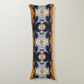 王室の金ゴールド ボディピロー (正面縦)