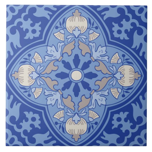 王室の開花 タイル (正面)