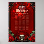 王室の闇、ゴシックのハートとスカル。 ポスター (正面)