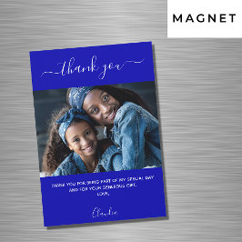 王室の青い写真のスクリプ感謝していトyou magnet