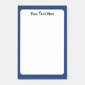 王室の青無地の色カスタム ポストイット (正面)