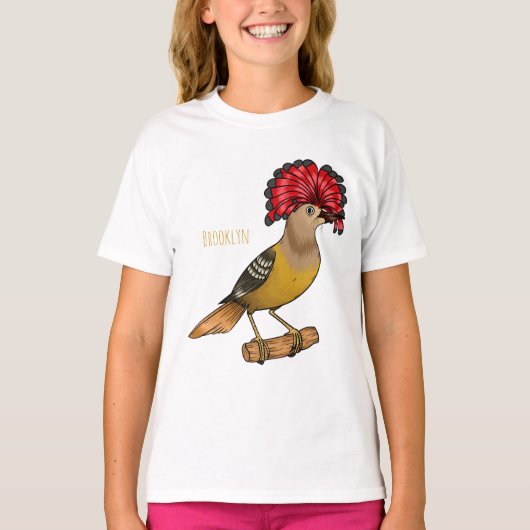 王室の飛鳥イラストレーション Tシャツ (正面)