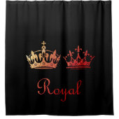 王室の シャワーカーテン (正面)
