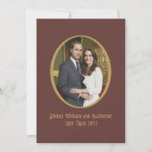 王室の 招待状 (正面)