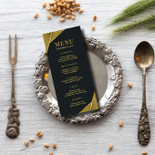 王室の&素朴金ゴールドエレガントラグジュアリー・イスラーム結婚ズ メニュー