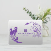 ©王室の Purple Dragon-Phoenix中国の's 招待状 (スタンド正面)