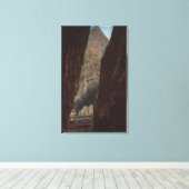 王室のGorge, CO – クレヴィツェの表示王室の キャンバスプリント (インサイチュ (ウッドフロア))