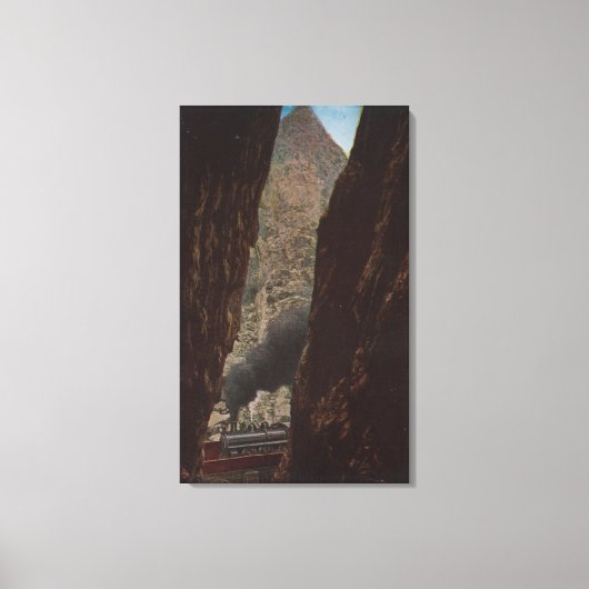 王室のGorge, CO – クレヴィツェの表示王室の キャンバスプリント (正面)