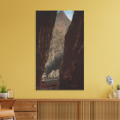 王室のGorge, CO – クレヴィツェの表示王室の キャンバスプリント (インサイチュ (リビング))