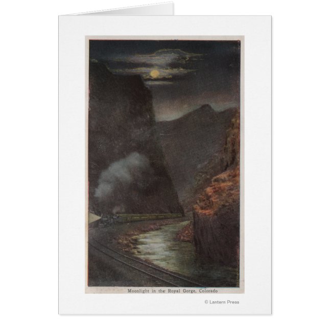 王室のGorge, CO - Moonlight View of Train (正面)