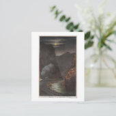 王室のGorge, CO - Moonlight View of Train ポストカード (スタンド正面)