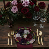 王室のMuse中世ファンタジークレスト&フローラ結婚 ペーパープレート