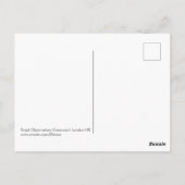 王室のObservatory Greenwichポストカード（ロンドンUK Po） ポストカード (裏面)