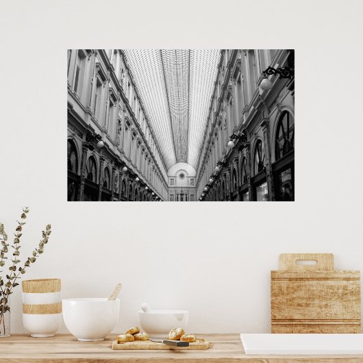 王室のSaint Hubert Galleries, Brussels, Belgium ポスター (キッチン)