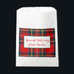 王室のStewart Christmas Plaid Santa PERSONALIZATION フェイバーバッグ<br><div class="desc">王室のStewart Christmas Plaid PERSONALIZE私は愛し絵を描てデザイン!私の作品を楽しむお願い。</div>