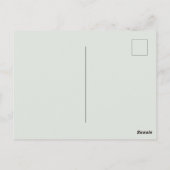 王室はとてもゴージャス ハッピーバースデーお姫様 ポストカード (裏面)