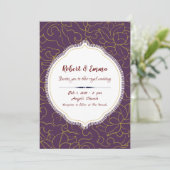 王室ウェディングの招待状 招待状 (スタンド正面)