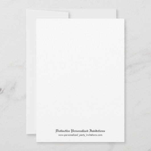 王室ウェディング ウォッチパーティーの招待状 招待状 (裏面)