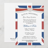 王室ウェディング ウォッチパーティー招待状 招待状 (正面/裏面)