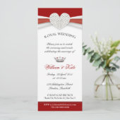 王室ウェディング ハウスパーティー 招待状 (スタンド正面)