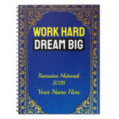 王室ブルーブックカバー2026 ノートブック (正面)