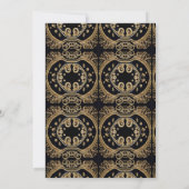 王室誕生日パーティー クラウン オーナメント ご招待状 招待状 (裏面)